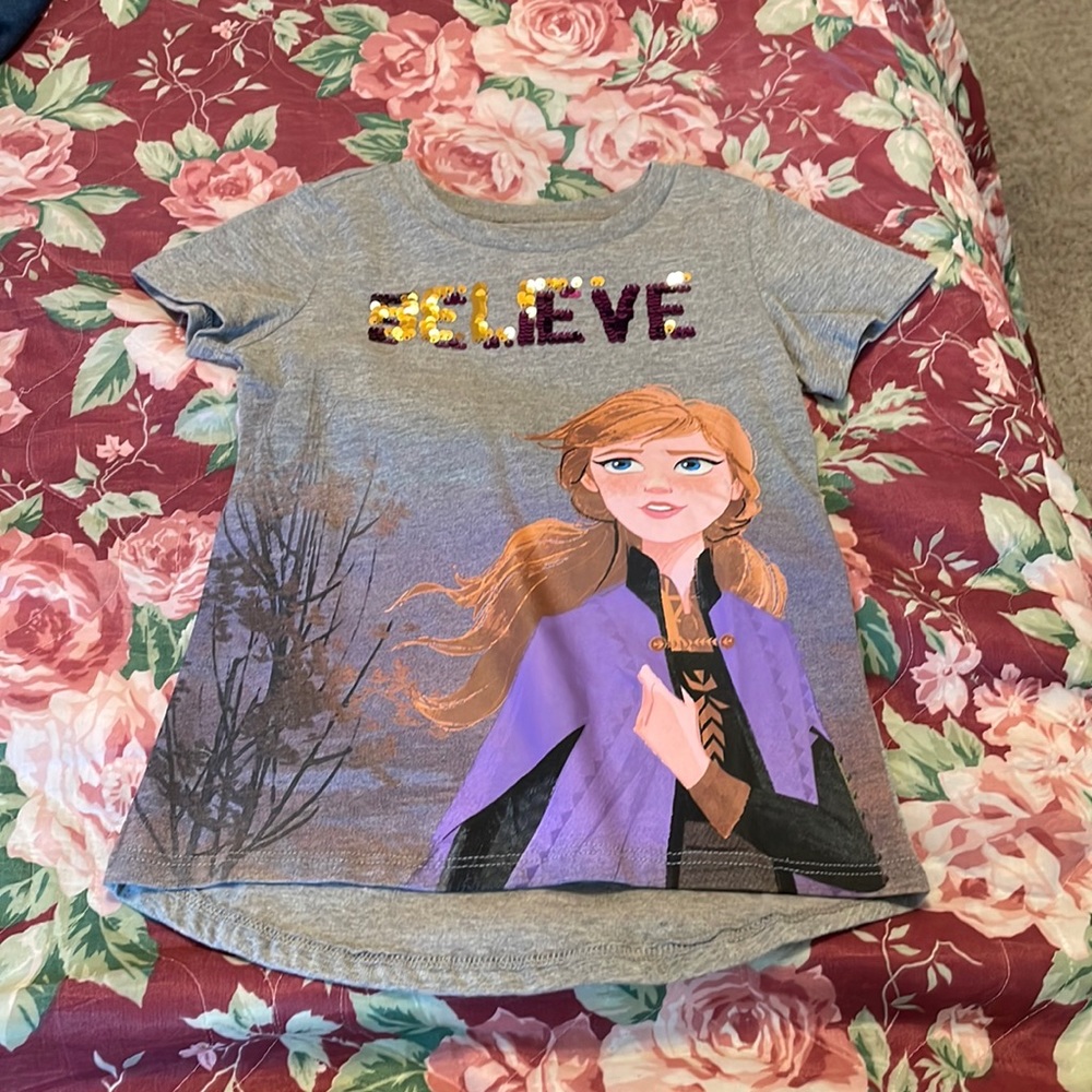 Girls frozen shirt